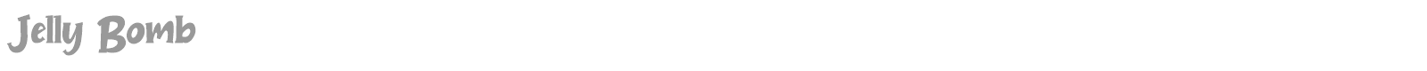 Jelly Bomb font preview